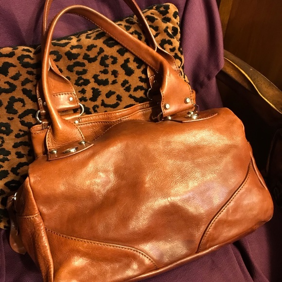 Francesco Biasia Leather Shoulder Bag